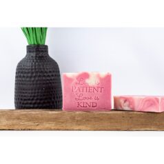 Love is Patient Pink Color Soap Bar in Pink Color One