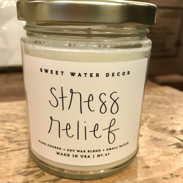 Stress relief candle