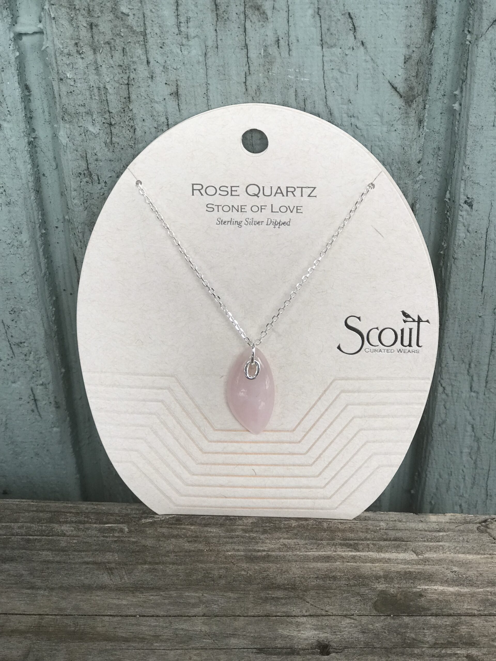 Scout Curated Wears Rose Quartz Necklace