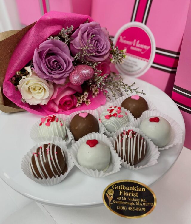 Flowers & Truffles by Yummy Mummy Bakery Valentine's Day Gift