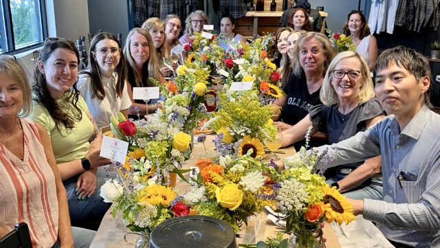 Flowers, Fun, and Friendship-3 part floral design workshop series!