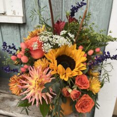 Fall Pumpkin Centerpiece